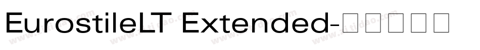 EurostileLT Extended字体转换